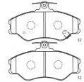 58101-43A00 Brake pad set for hyundai&kia 