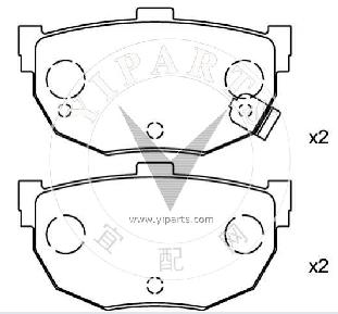 58302-29A00 Brake pad set for hyundai&kia 