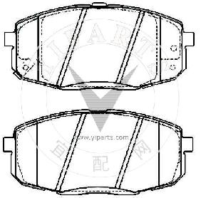58101-2LA00 Brake pad set for hyundai&kia 