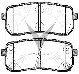 58302-3JA00 Brake pad set for hyundai&kia 
