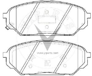 58101-3JA00 Brake pad set for hyundai&kia 