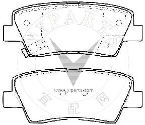 58302-3FA01 Brake pad set for hyundai&kia 