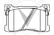 58101-3NA80 Brake pad set for hyundai&kia 