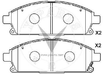 45022-S3V-A10 Brake pad set for NISSAN 