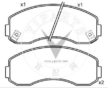 rB-9133-11261 Brake pad set for hyundai&kia 
