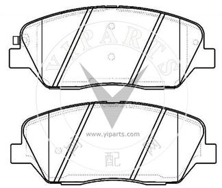 58101-2JA00 Brake pad set for hyundai&kia 