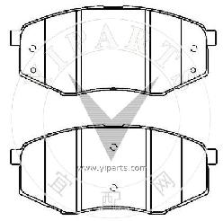 58101-2SA00 Brake pad set for hyundai&kia 