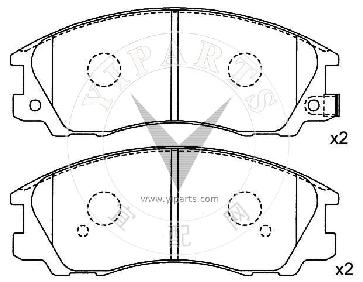 58101-H1A00 Brake pad set for hyundai&kia 
