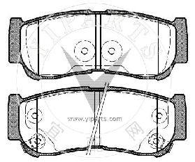 58302-2BA20 Brake pad set for hyundai&kia 