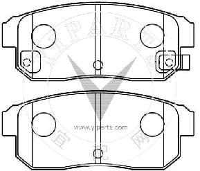 44060-4U092 Brake pad set for NISSAN 