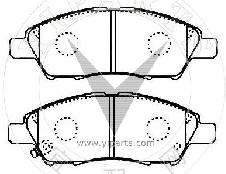 D1060-ED500 Brake pad set for NISSAN 