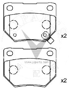 44060-04U86 Brake pad set for NISSAN 