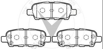 D4060-9N008 Brake pad set for NISSAN 