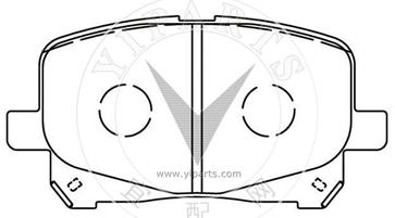 04465-28410 Brake pad set for TOYOTA 