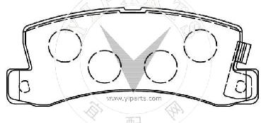 04466-33110 Brake pad set for TOYOTA 