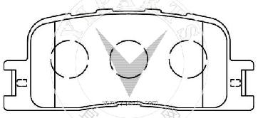 04466-33090 Brake pad set for TOYOTA 