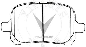 04465-33130 Brake pad set for TOYOTA 