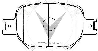 04465-20540 Brake pad set for TOYOTA 