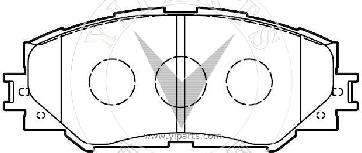 04465-42160 Brake pad set for TOYOTA 
