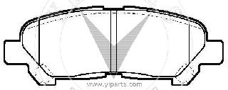 04466-48120 Brake pad set for TOYOTA 