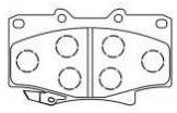 04465-60020 Brake pad set for TOYOTA 