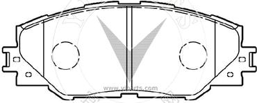 04465-42140 Brake pad set for TOYOTA 