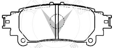 04466-0E010 Brake pad set for TOYOTA 