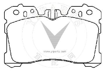 04466-60070  Brake pad set for TOYOTA 