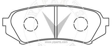 04466-60070  Brake pad set for TOYOTA 