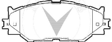 04465-53020 Brake pad set for TOYOTA 