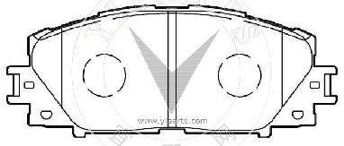 04465-52180 Brake pad set for TOYOTA 