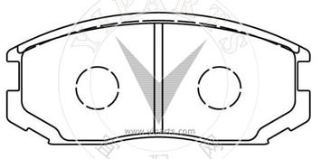 04491-87401 Brake pad set for TOYOTA 