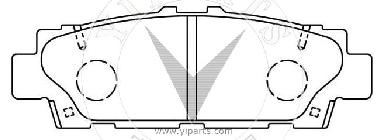 04466-50070 Brake pad set for TOYOTA 