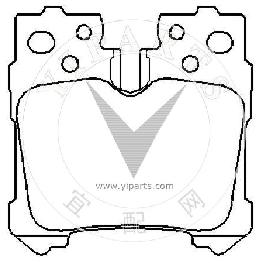 04466-60070  Brake pad set for TOYOTA 