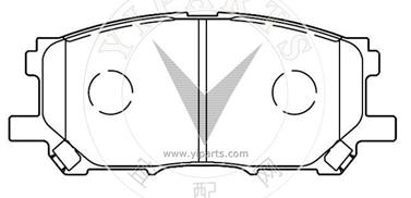 04465-48100 Brake pad set for TOYOTA 