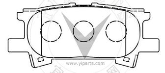 04466-48040 Brake pad set for TOYOTA 