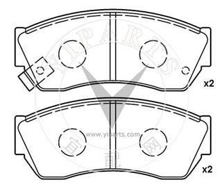 55200-61880 Brake pad set for Isuzu 