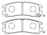 MB857336 Brake pad set for Isuzu 