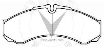 2992339 Brake pad set for Isuzu 