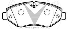 42555881 Brake pad set for Isuzu 
