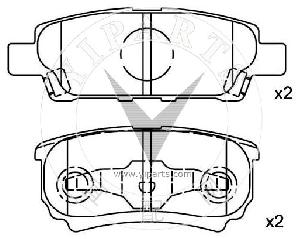 05191271AA Brake pad set for Mitsubishi 