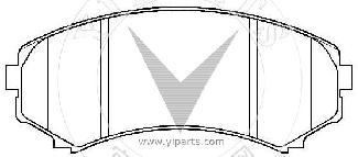 4605A041 Brake pad set for Mitsubishi 