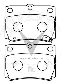 MN 102 626  Brake pad set for Mitsubishi 