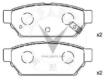 MB 928 314 Brake pad set for Mitsubishi 