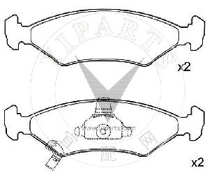 0K2A2-33-23Z Brake pad set for Mitsubishi 
