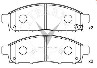 4605A198 Brake pad set for Mitsubishi 