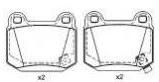 MR407391 Brake pad set for Mitsubishi 